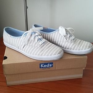 Keds Champion Tan/White Stripe